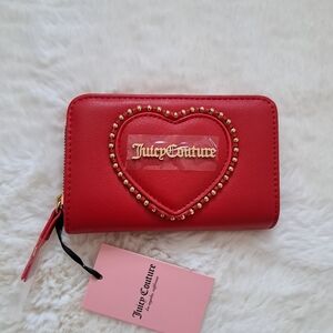 Juicy Couture Red / Gold Heart Wallet